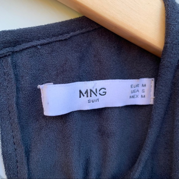 Mango Suede & Leather Fringe Tank - Picture 4 of 5